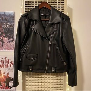Zara Faux Leather Jacket